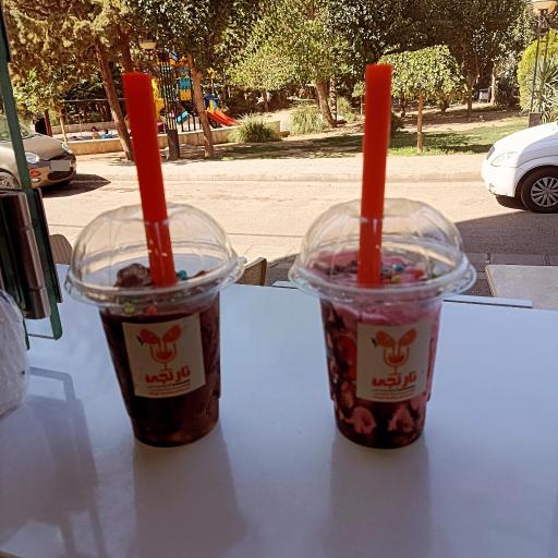 عکس آبمیوه بستنی نارنجی 