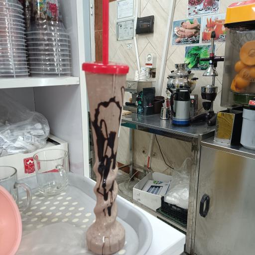 عکس آبمیوه بستنی نارنجی 