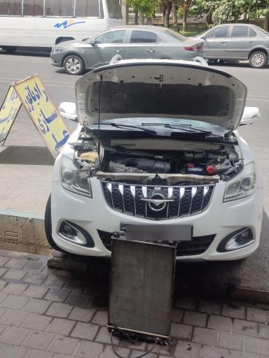 عکس شیشه و رادیاتور سازی علی