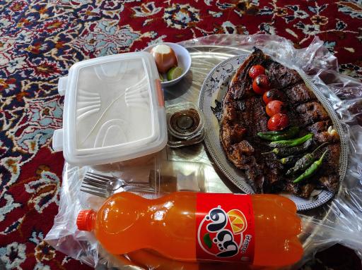 عکس کباب ماهی قه لا