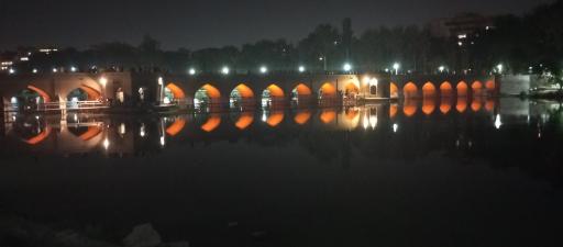 عکس پل تاریخی چوبی