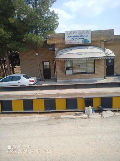 عکس باسکول ۶۰ تنی پایانه بار مشهد و گمرک