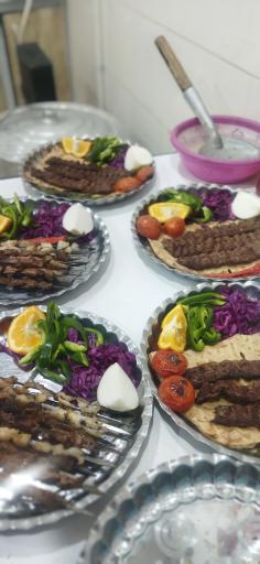 عکس چلو کبابی و جگرکی نارنج