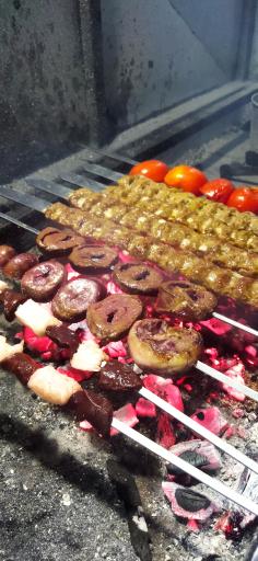 عکس چلو کبابی و جگرکی نارنج