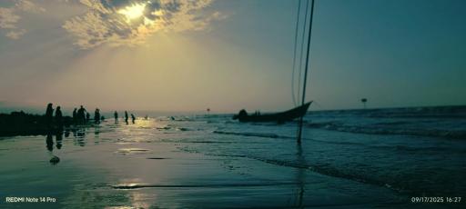 عکس ساحل خزر آباد