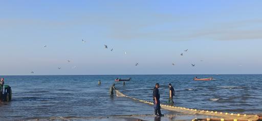 عکس ساحل خزر آباد