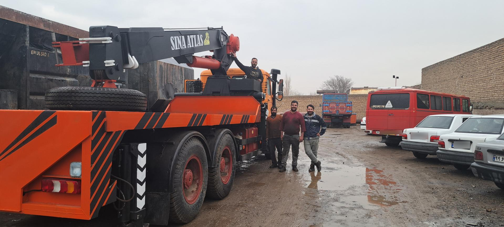 عکس جرثقیل سازی سینا اطلس