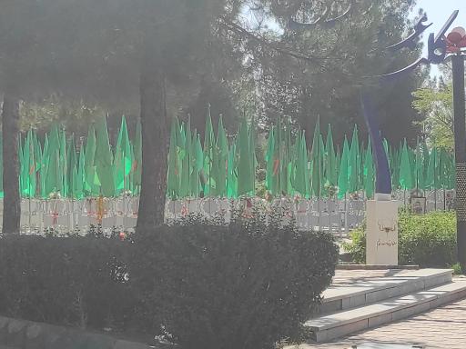 عکس مزار شهدای مدافع حرم