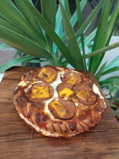 عکس پیتزا ساندویچی هات