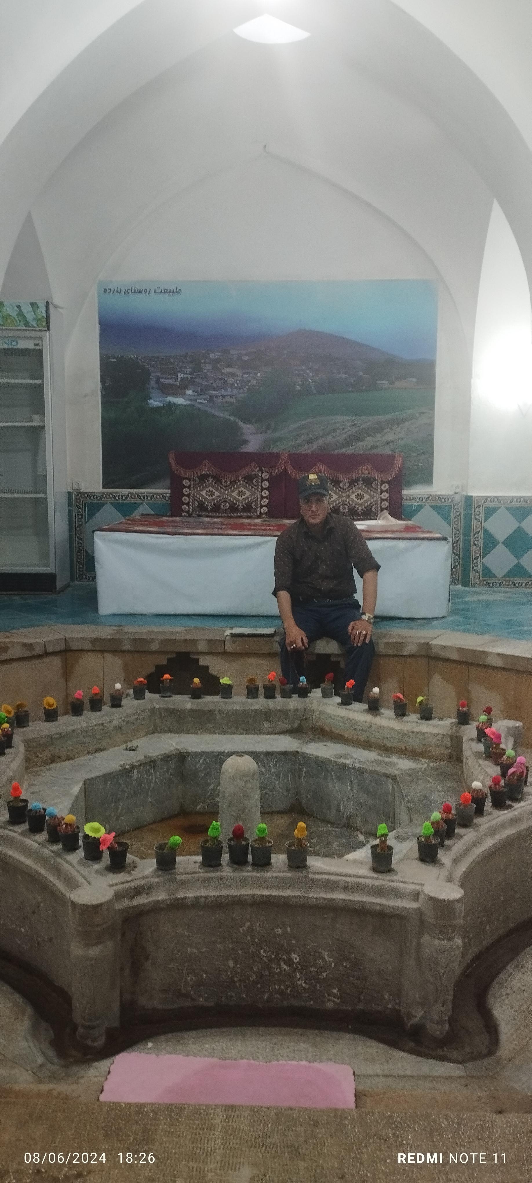 عکس حمام تاریخی درب امامزاده