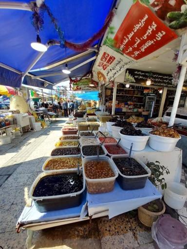 عکس بازار ماهی فروشان نور