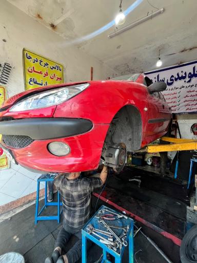 عکس جلوبندی سازی و هیدرولیک فرمان محسن