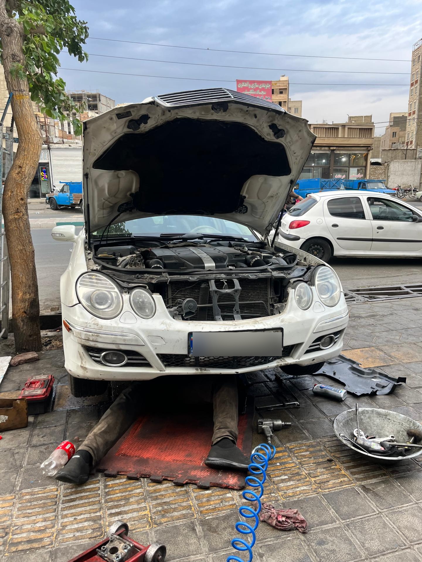 عکس جلوبندی سازی و هیدرولیک فرمان محسن