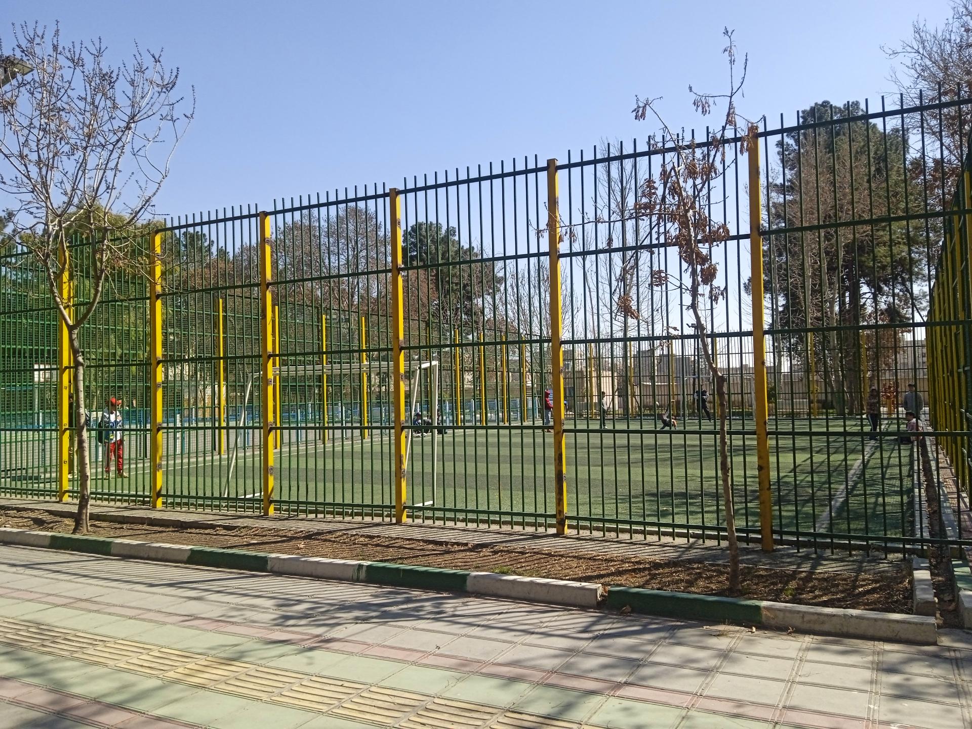 عکس زمین چمن مصنوعی