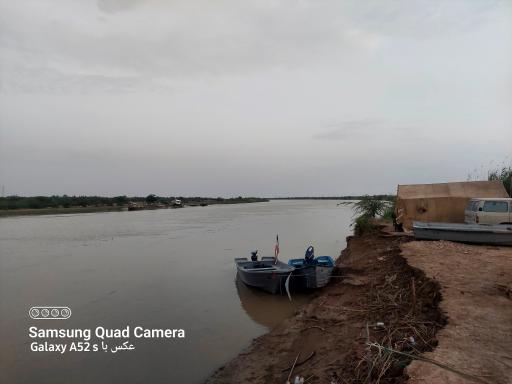 عکس ساحل بهمنشیر روستای سادات