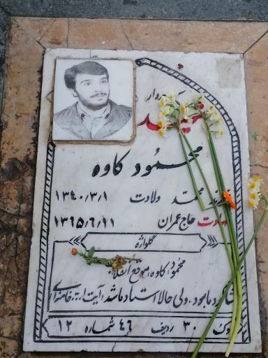 عکس آرامگاه شهید محمود کاوه