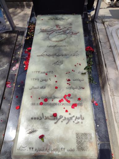 عکس مزار شهید محمد باقری