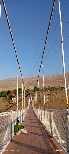 عکس پل معلق مشگین شهر