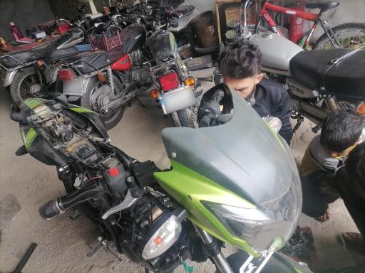 عکس خدمات انژکتور موتورسیکلت طاها