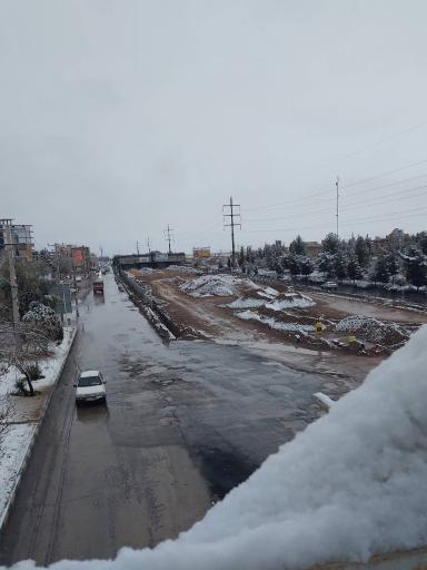 عکس تقاطع شهید زنگی آبادی (سه راهی شرف آباد)