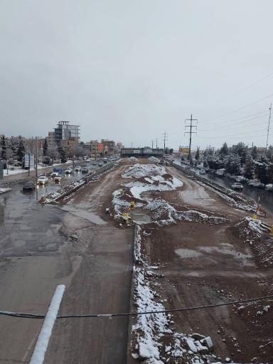 عکس تقاطع شهید زنگی آبادی (سه راهی شرف آباد)