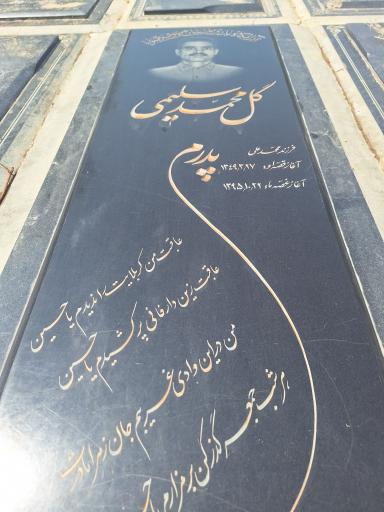 عکس مزار گل محمد سلیمی