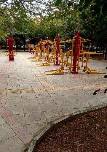 عکس وسایل بدنسازی عمومی 