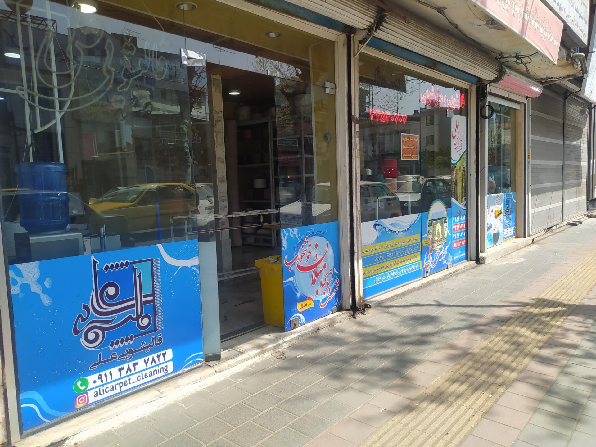 عکس قالیشویی علی