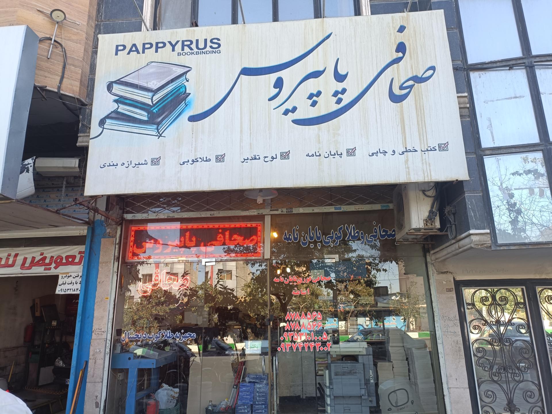 عکس صحافی پاپیروس 