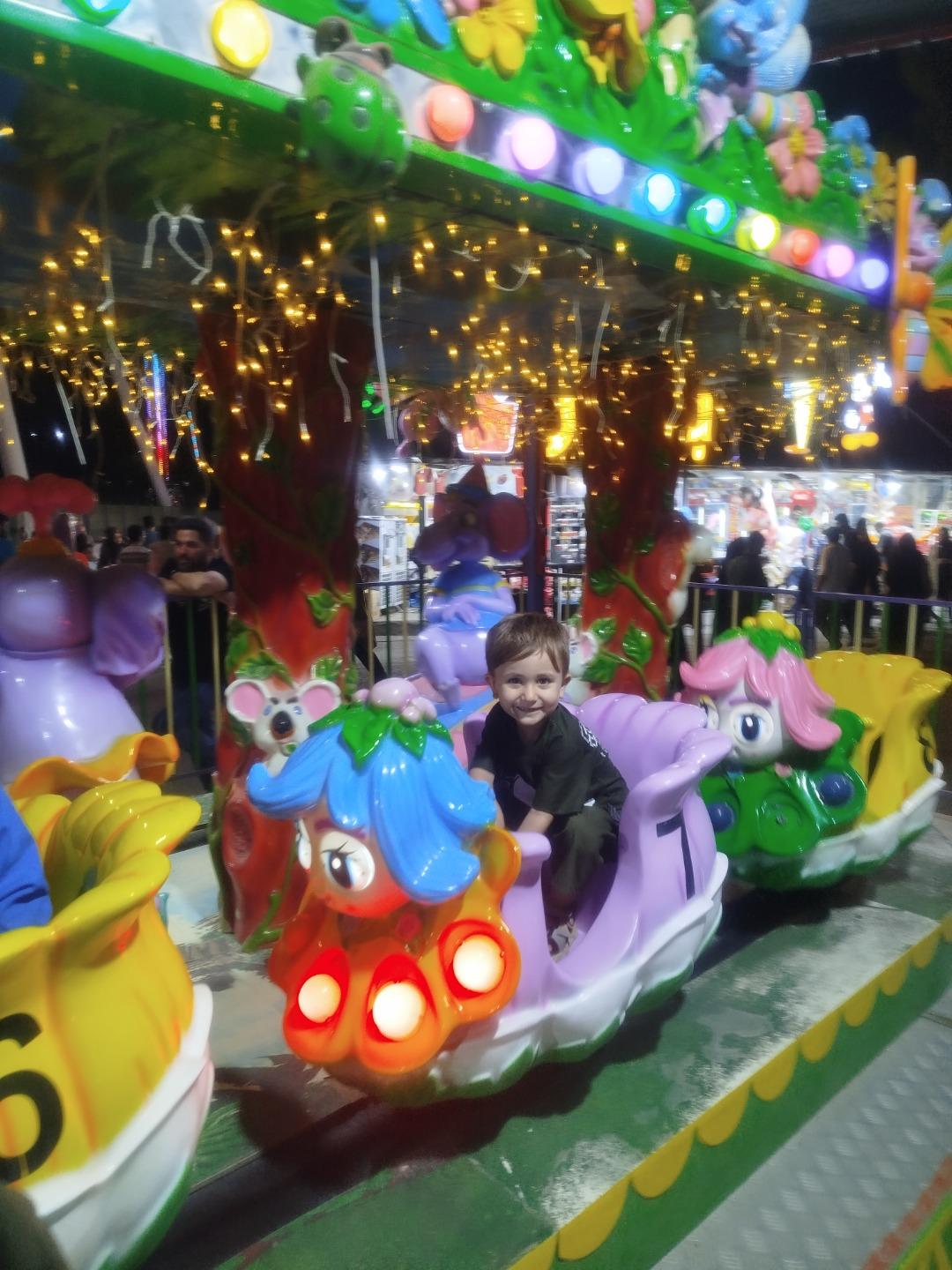 عکس شهربازی ارم سبز