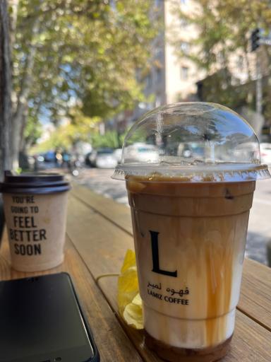 عکس قهوه لمیز شعبه فرمانیه