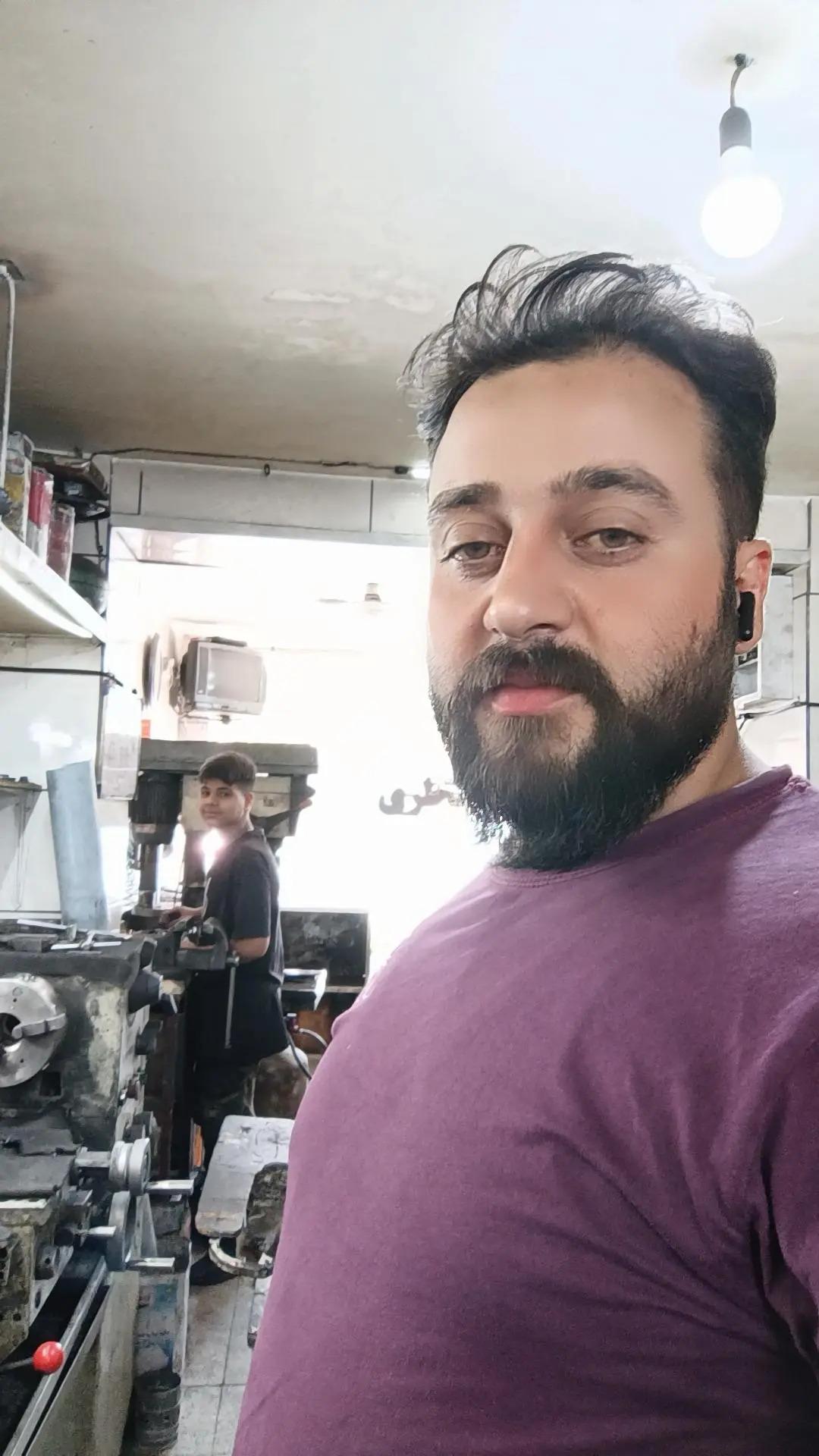 عکس تراشکاری موتورسیکلت علی ناظری