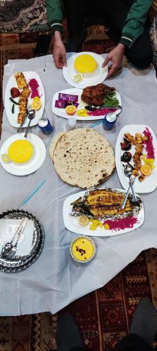 عکس باغ رستوران نقش جهان