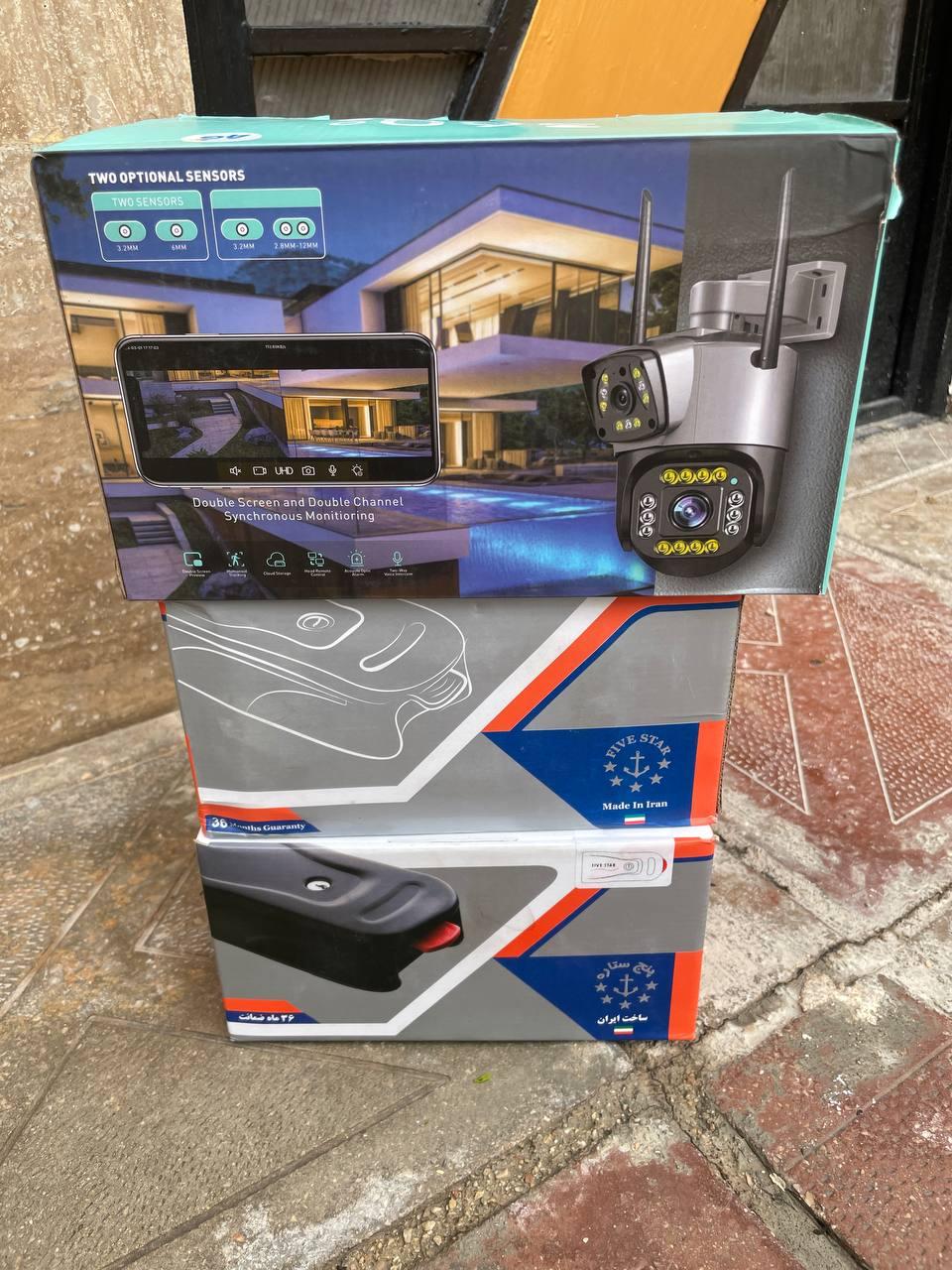 عکس دوربین دزدگیر و جک بازویی زنگنه