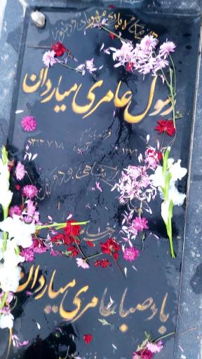 عکس مزار رسول عامری میاردان