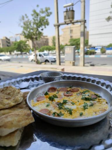عکس صبحانه پاستا قهوه ناژ