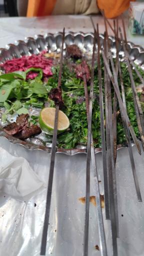 عکس جگر و کباب ذغالی آجودانی