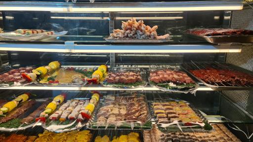 عکس جگر و کباب ذغالی آجودانی