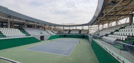 عکس زمین تنیس