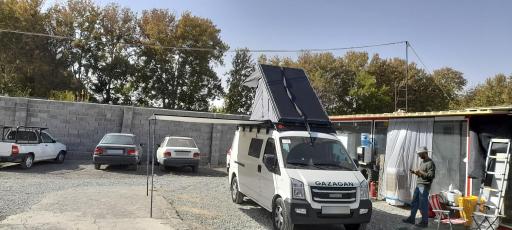 عکس چادر سقفی سیمرغ آفرود