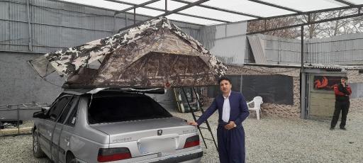 عکس چادر سقفی سیمرغ آفرود