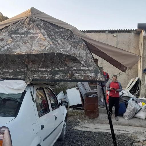 عکس چادر سقفی سیمرغ آفرود