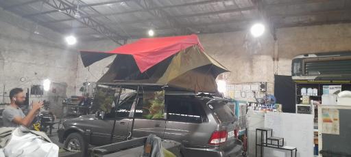 عکس چادر سقفی سیمرغ آفرود