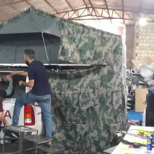 عکس چادر سقفی سیمرغ آفرود