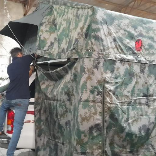 عکس چادر سقفی سیمرغ آفرود