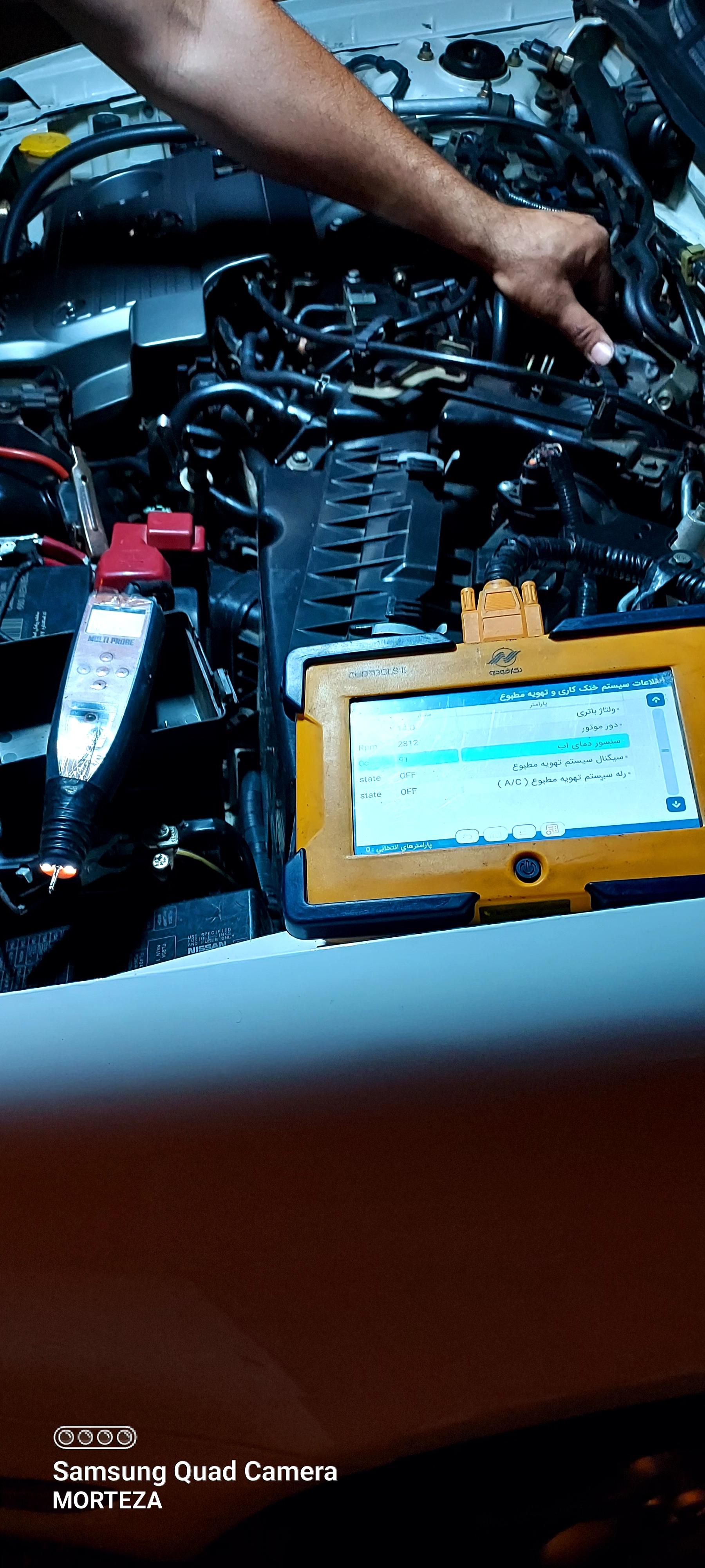 عکس تنظیم موتور وبرق خودروهای سواری دیاگ