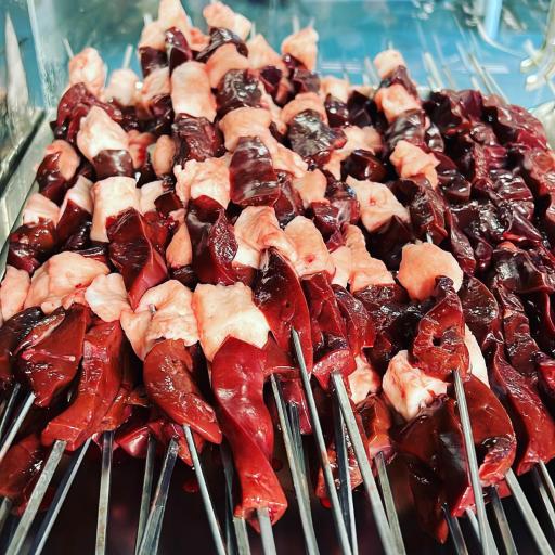 عکس جگر و کباب ذغالی مهستان