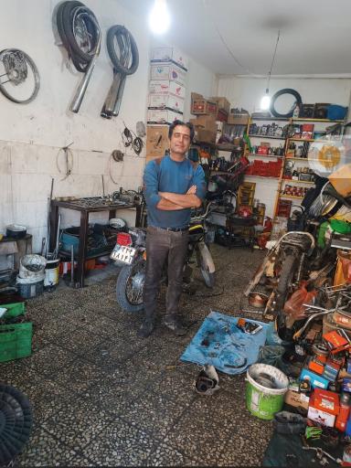 عکس تعمیرات موتور شهریار