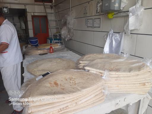 عکس نانوایی لواش