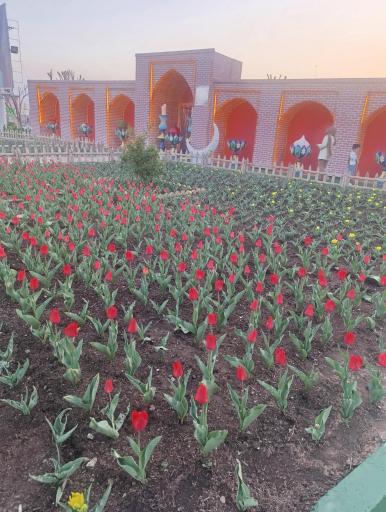 عکس نماد و ماکت کاروانسرای ینگی امام